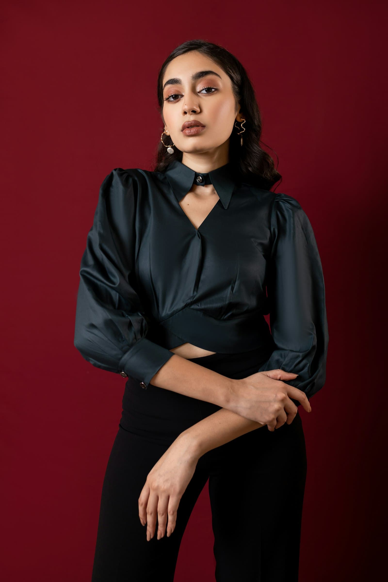 Bluza boje petroleja — slika 2